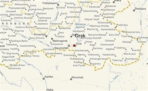 orsk russia map